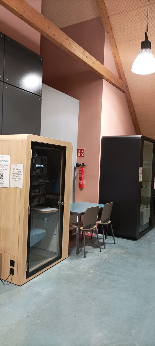 #buTertiales#BUMontHouy
Des cabines acoustiques sont à votre disposition dans vos BU du Mont Houy et des Tertiales. N'oubliez pas de les réserver sur Affluences 
affluences.com/bu-des-tertial…
affluences.com/bu-du-mont-houy
