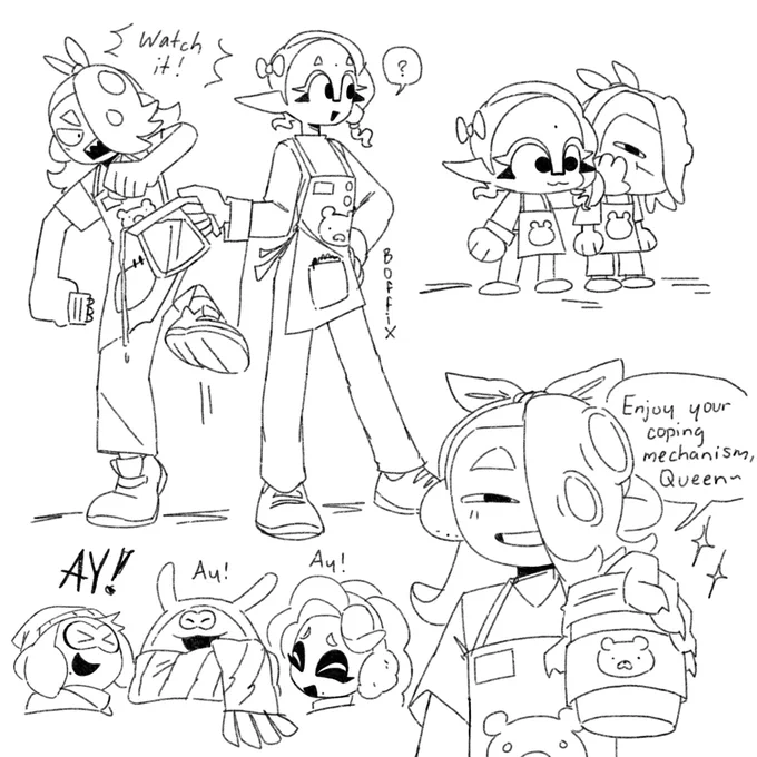 Coffee shop au except it induces stress 