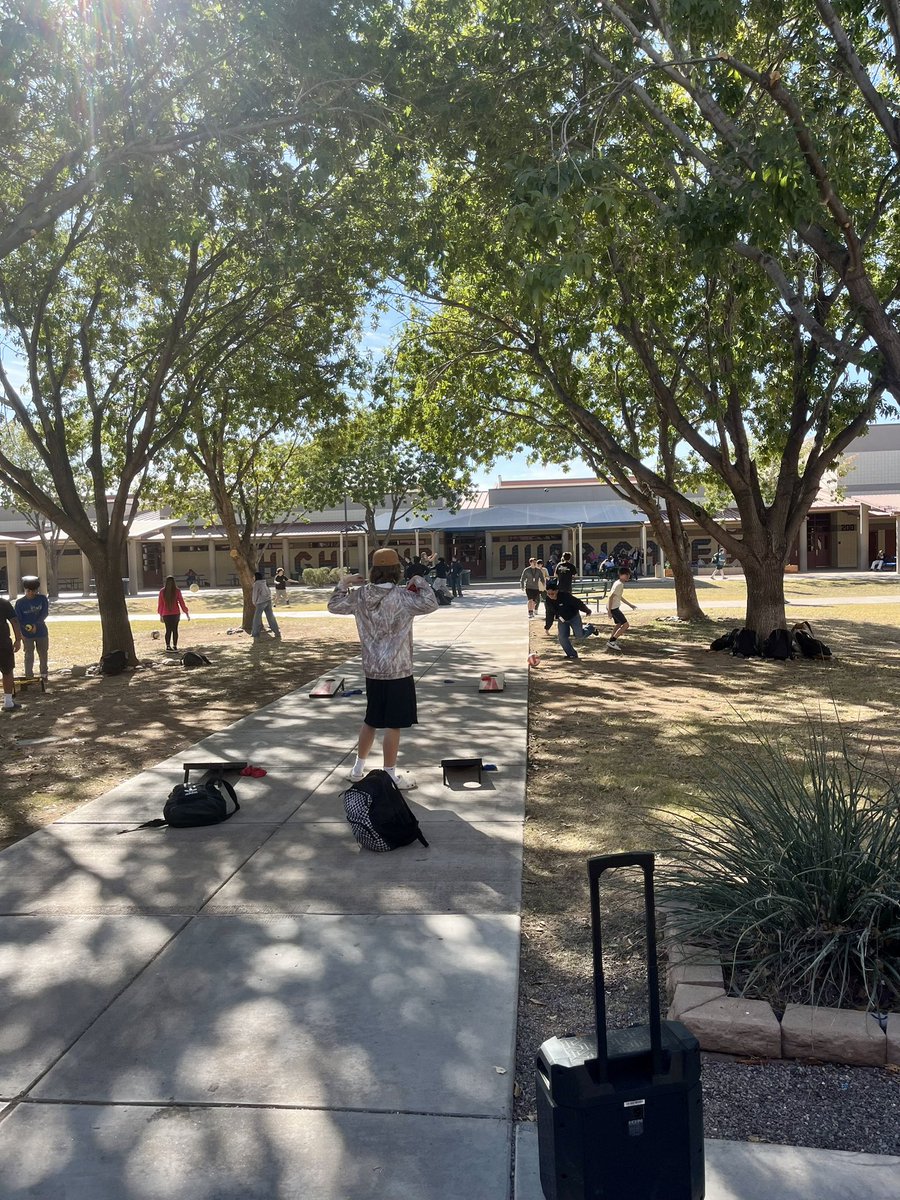 Great reward event for 8th graders on Friday at Highland Junior! Congrats to those who earned it! Go Hurricanes! #CinnectCreateCare <a href="/HJHS_Canes/">Highland Jr.</a> <a href="/GPS_District/">The Official Gilbert Public Schools District</a>