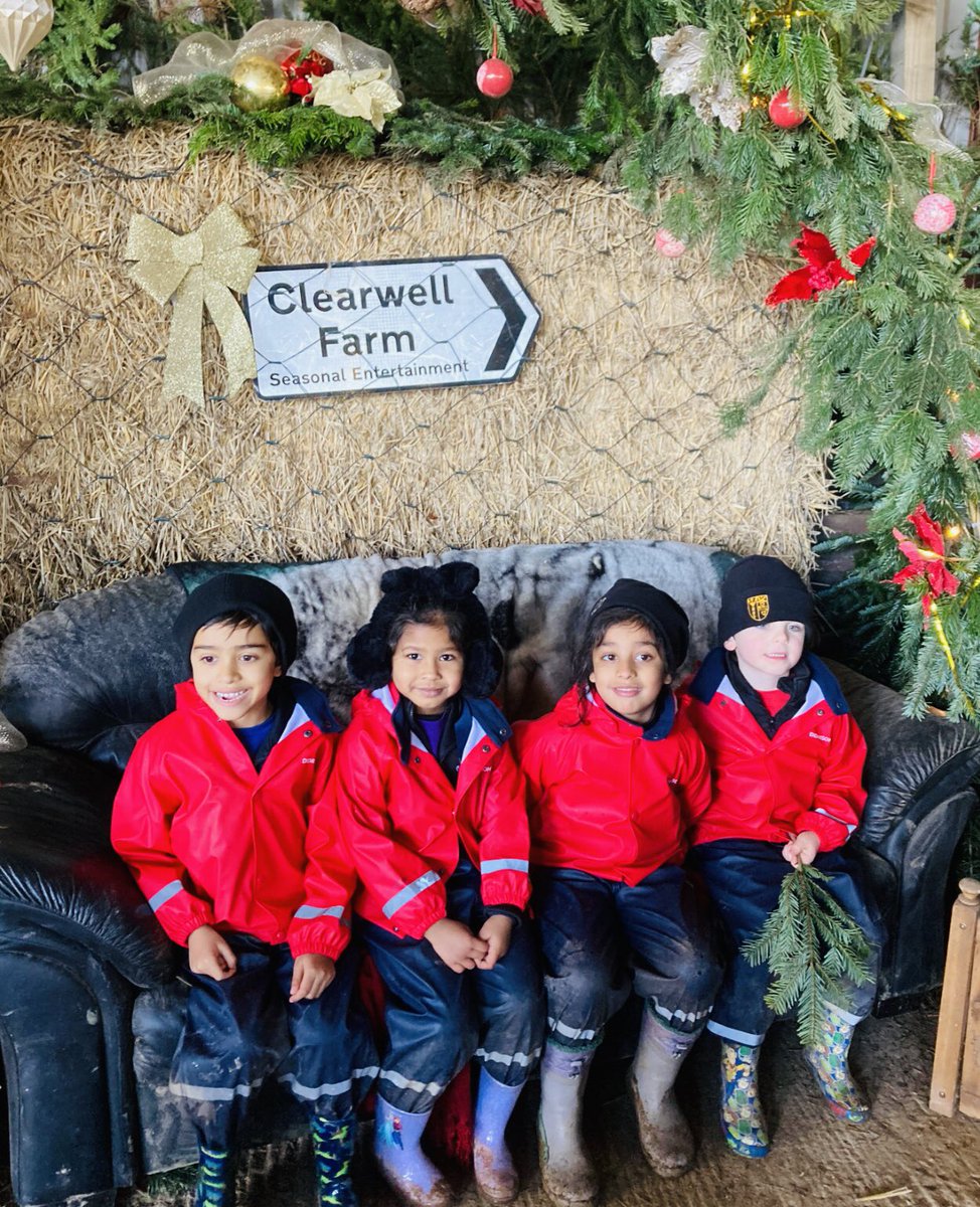 #SJCInfants
R6 had a fabulous morning collecting the Christmas tree for the playground. We met Alex the farmer from Clearwell  Farm in Michaelston Y Fedw who showed us lots and lots of beautiful trees.