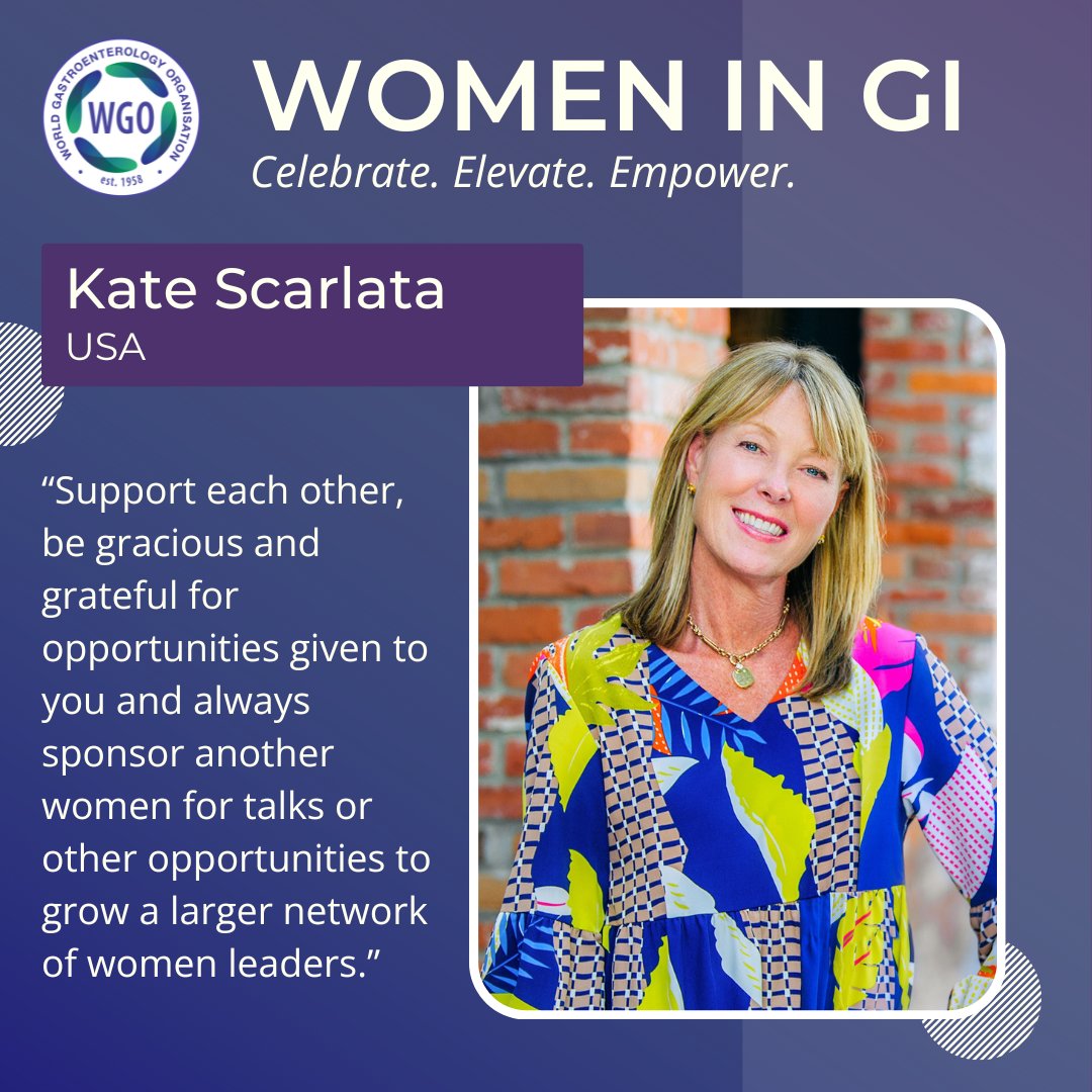 WorldGastroOrg's tweet photo. How do you #InspireInclusion to forge women's equality?

“I have been very vocal for inclusion of all disciplines in GI educational conferences, including dietitians and psychologists in the GI space where the vast majority are women.” - Kate Scarlata, MD https://t.co/QfG6aBmJat