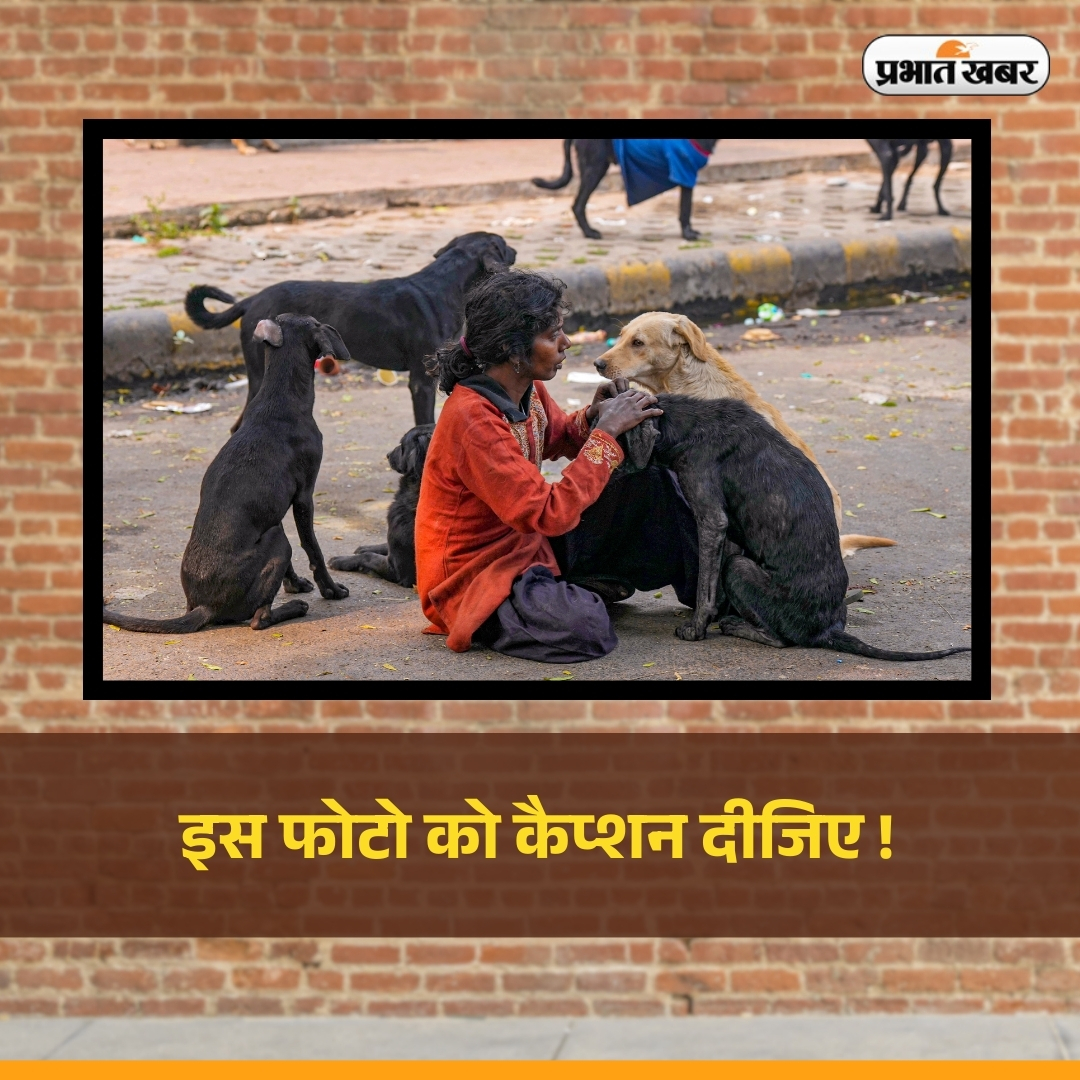 prabhatkhabar's tweet photo. इस फोटो को क्या कैप्शन देंगे आप !
#Image #Caption #Dog #picoftheday #DogLovers