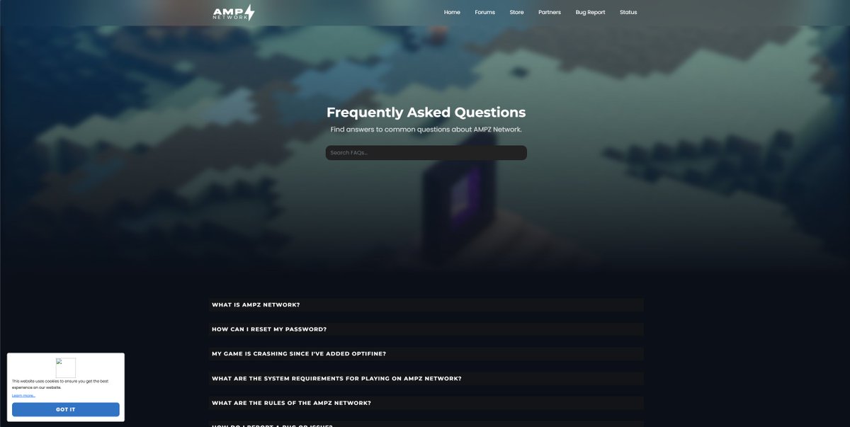 AMPZNETWORK's tweet image. We&apos;ve launched our brand-new FAQ page, designed and built by our founder @LabsZero to complement our main site. Finding answers is now easier than ever. Check it out and share your thoughts!

Read more here:
forums.ampznetwork.com/post/11-introd…