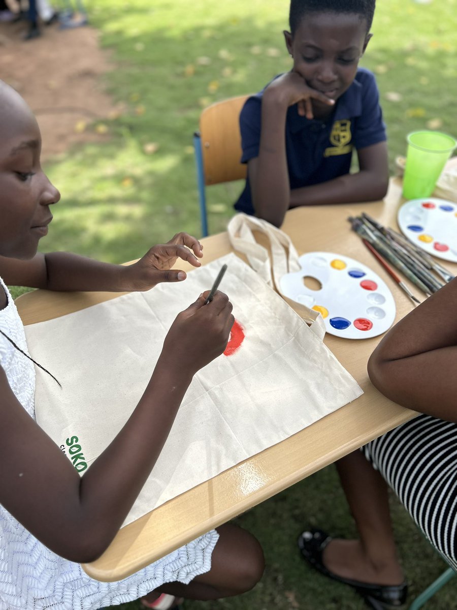 sokobags's tweet photo. Empowering young minds for a greener future! 🌿✨ We’re so grateful for the opportunity to teach kids about the benefits of recycling and reducing waste. Together, we can build a more sustainable world, one step at a time. 💚♻️

 #SokoBags #EcoEducation #EcoSortingProgram #Ghana https://t.co/uYHO3Sr6h4