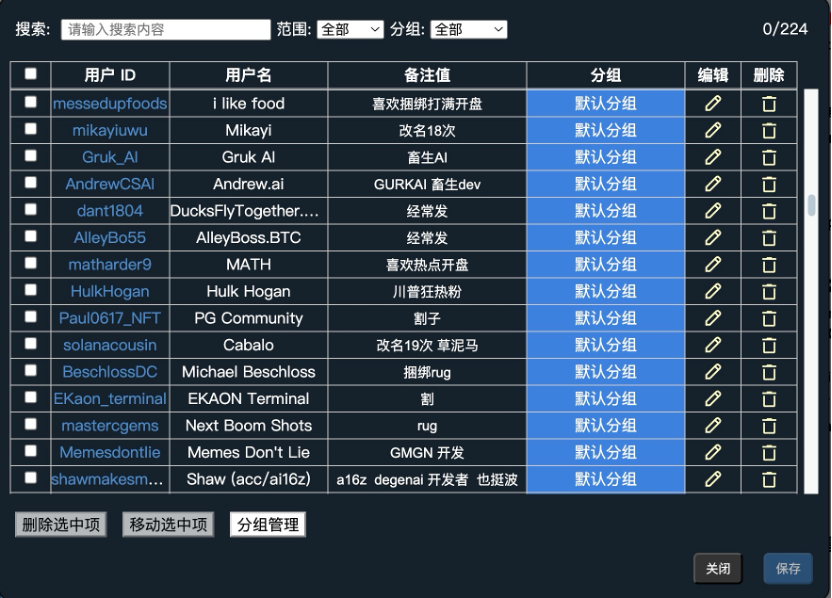 🌟《推特热点监控》🧵（5/6）
         目前我用的篡改猴，可以标注很多rug的盘 和比较重要的人的推特。在你刷推特的时候可以看到你旁边的备注。
我这个列表还在更新，如果需要可以找我领取～
📌安装方法：1.打开谷歌拓展商店（打开开发者模式） 2.搜索篡改猴 3.在篡改猴后台搜索 为用户添加备注