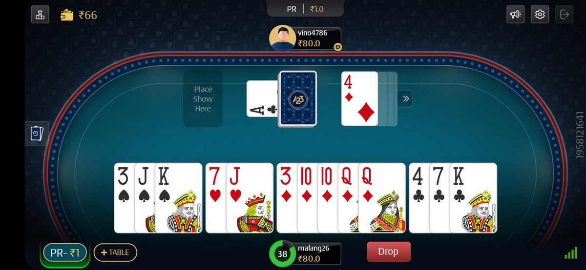 MalangT26's tweet photo. @A23_Rummy New update is very poor....old graphics was good .....please change it.....🙏🏻 https://t.co/pYuV0gM9Sn