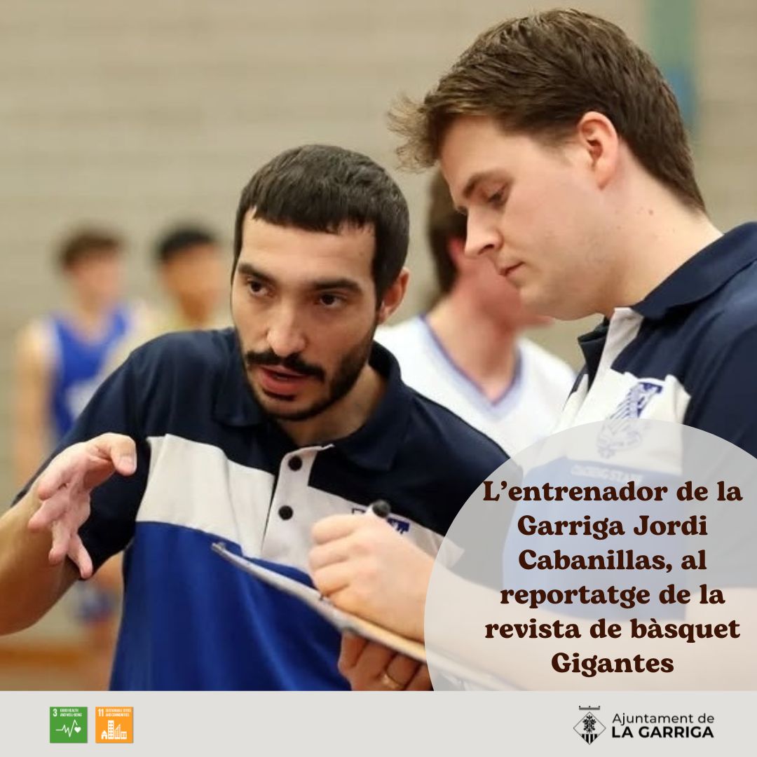 🏀Gigantes, una de les publicacions més rellevants del bàsquet espanyol, inclou a Jordi Cabanillas Mascaró de #laGarriga al Gran Atlas de Entrenadores Españoles por el Mundo i en destaca que és l'únic de l'Estat espanyol que treballa a Austràlia.

👏👏👏Enhorabona!!!