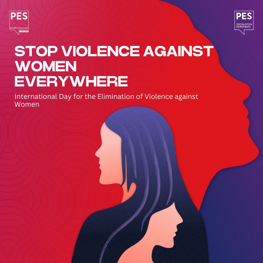 ALL forms of gender violence are intolerable and must end, everywhere. 
Terrifying figures from the new 2024 EU Gender-based violence Survey: 
🔴 1 in 3 women faced violence.
🔴 1 in 5 women endured violence at home.
🔴 1 in 3 women experienced harassment at work.
 #IDEVAW