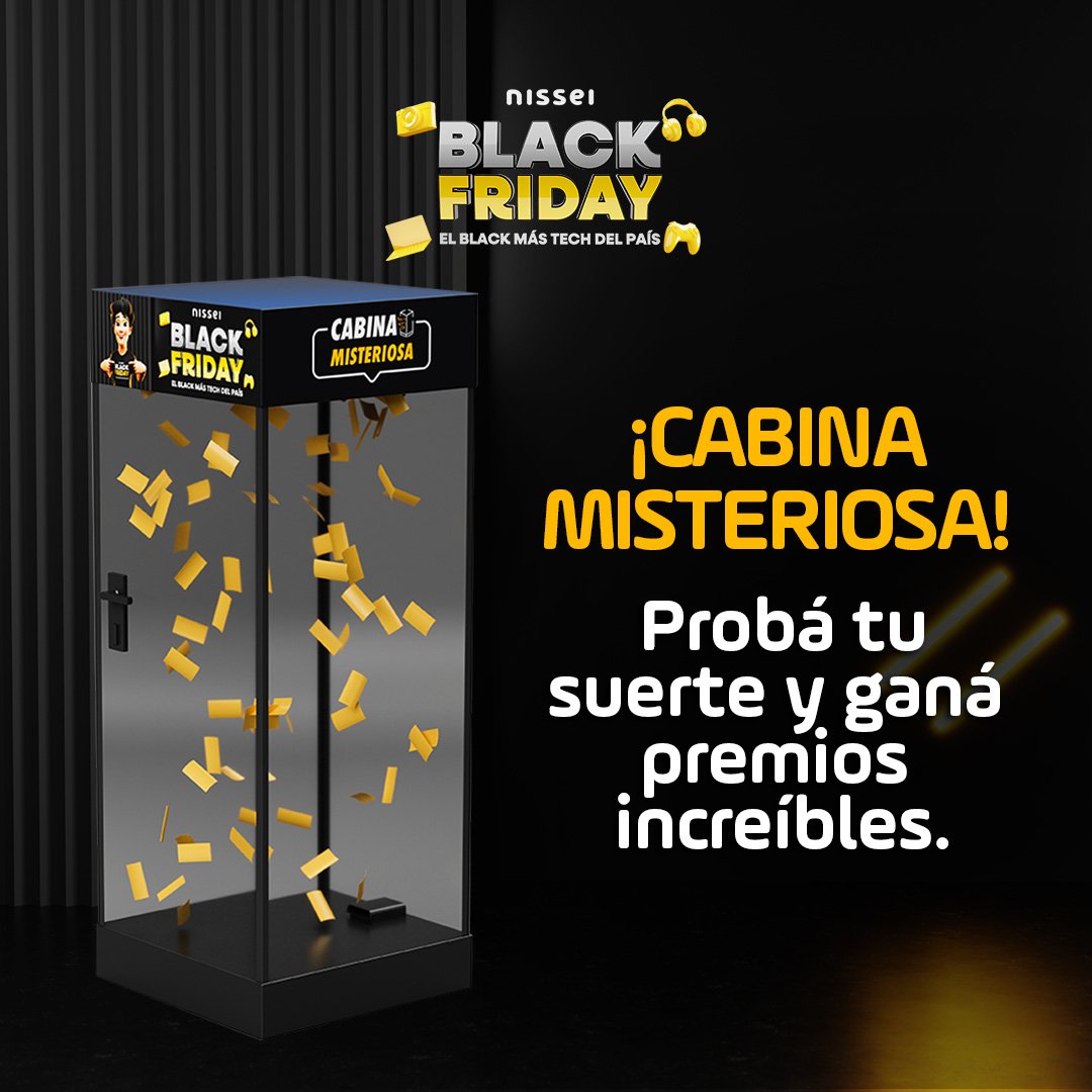 UltimaHoracom's tweet photo. #BrandVoiceÚH | ¡El Black más Tech del país llega a Asunción con increíbles sorpresas! 💥

Este 29 de noviembre @nisseiparaguay te espera de 08:30 a 20:00 horas para aprovechar.⏱️

¡Activá el #ModoTEN y vení a Nissei! 🛍 https://t.co/z6A6sWm7cb