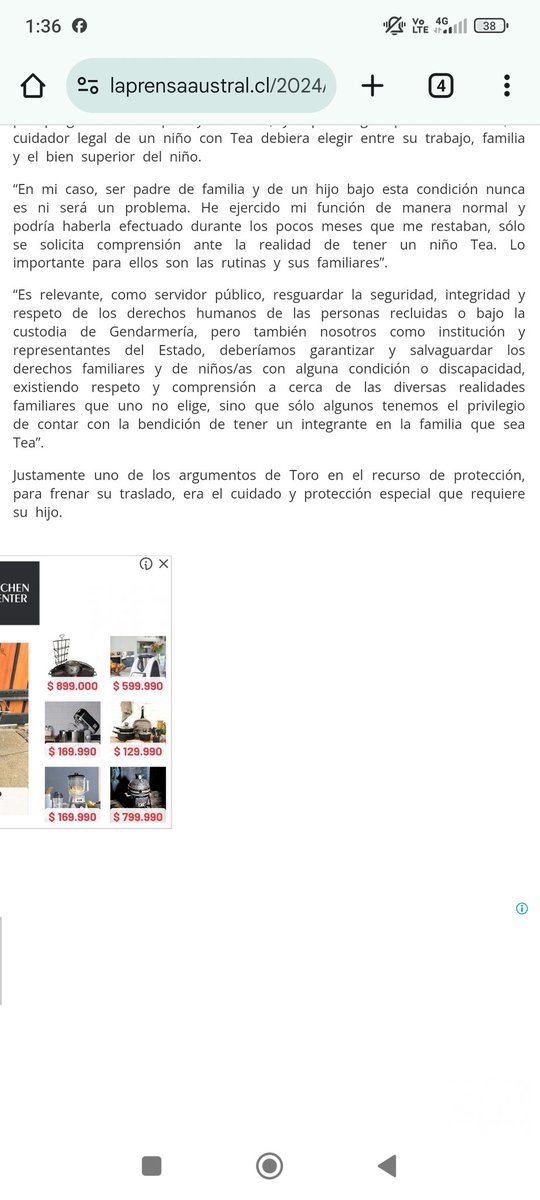 En la cárcel este gendarme <a href="/toroarevalodan/">Dan Toro Arévalo</a> me torturó.
Una vez saco a más de 500 reos, nos pegó a todos con un tronco, solo para entretenerse, te preguntaba de q equipo eres y si no eras del colo te castigaba.
Leo una entrevista donde dice cuidar a los internos, es un psicópata.