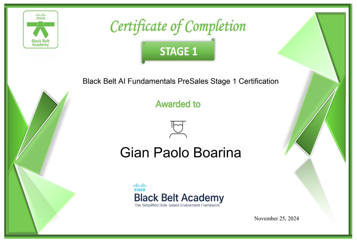 A useful insight into #AI with the #Cisco Black Belt Academy