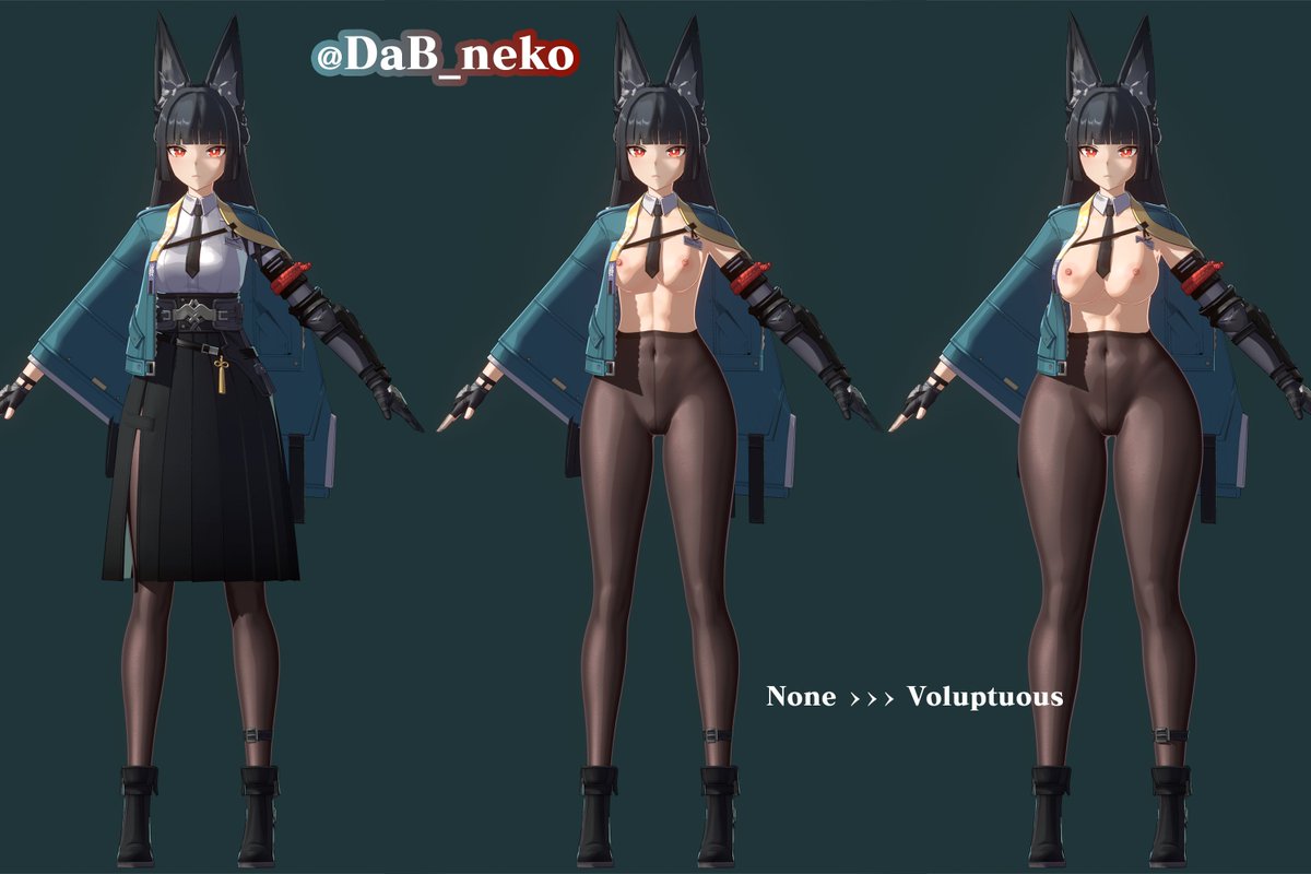 🦊Miyabi
📙zzzero
💡Model DL
⚠️(Blender3.6+ &amp; Auto Rig Pro)
