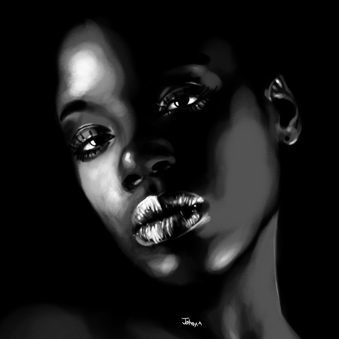 Johnaade_Draws's tweet photo. Black Light
#digitalart #digitalblackart #blackart #melaninpoppin #blackwomancontent #blackcreators #blackcreative #mzansi #culture #portrait #grayscale
#explore_bnw #Bnw_mania__ #igers_bnw #project_bnw #bnw_workers #blacknwhite_perfection
#incredible_minimal
#blackmelanin https://t.co/N6yRAkdoEQ
