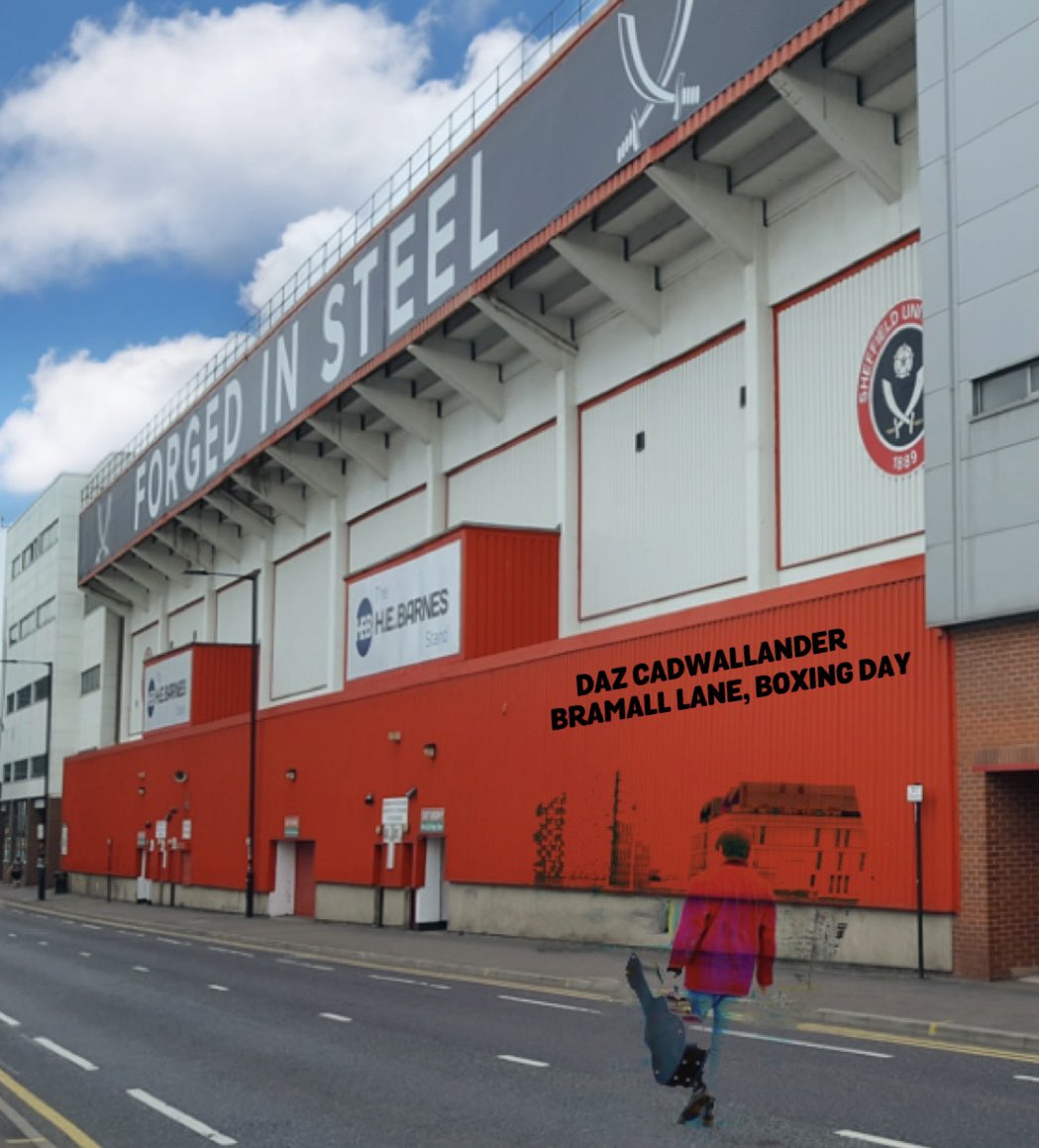 dazcadwallander's tweet photo. Excited to announce I’ll be playing my first ever football stadium performance!

I’ll be playing at Bramall Lane this Boxing Day in their fan zone and speaking with the guys at the club on the pitch at half time about my big plans for 2025 👀

Massive thank you @SheffieldUnited and the team for having me.

@KyckerMusic / @SheffieldStar / @BBCSheffield / @VisitSheffield / @panenkabar / @SpecialKBrook / @louiemarshh / @AlfieGilchrist0 /