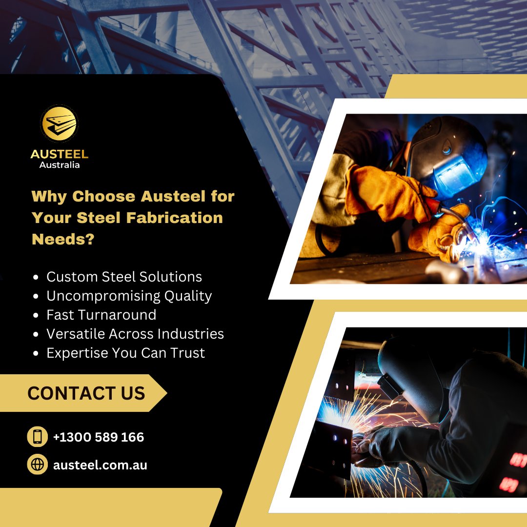AusteelA41912's tweet photo. Austeel stands for precision, quality, and custom steel solutions that meet every project’s needs.
#CustomSteelSolutions #Austeel #SteelFabrication #ProjectSuccess #SteelExperts #QualitySteel #ReliableSteel #SteelForAll #ConstructionSteel #BuildingInnovation #SteelEngineering 📷 https://t.co/gCA8P7OTjz