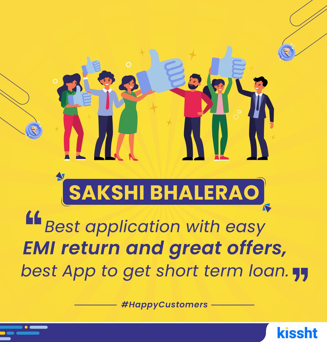 Kissht_EMI's tweet image. Making finance easy and stress-free! Hear how Kissht is meeting our customers’ needs.
#Kissht #HappyCustomers