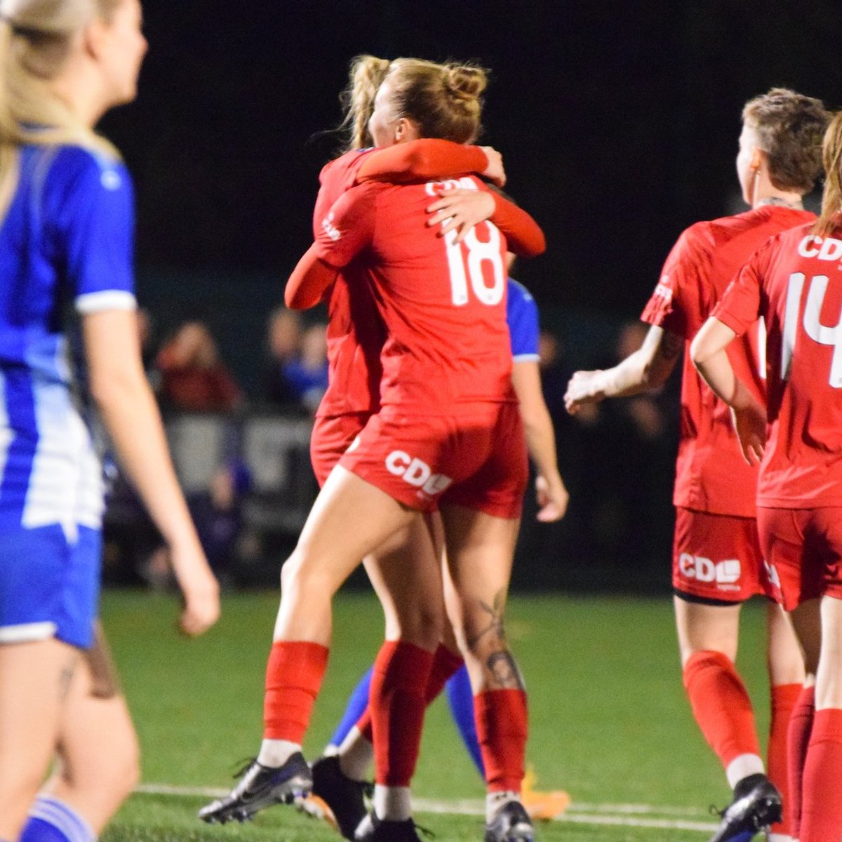 WorthingFCWomen's tweet photo. Mooooorning! 🤩

How are we feeling after yesterday's historic win? https://t.co/YGhT33JEN9