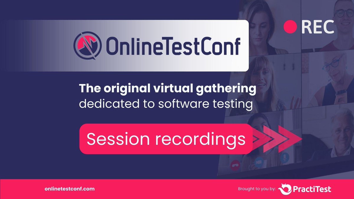OnlineTestConf (@onlinetestconf) on Twitter photo Did you miss out on this year's #OnlineTestConf?
No worries - you can view all session recordings by the great speakers:
<a href="/gil_zilberfeld/">Gil Zilberfeld (TestinGil)</a>, <a href="/Estherokafor_/">đ Chidi đ</a>, @lisacrispin, <a href="/TestMetry/">TestMetryđď¸</a>, <a href="/joelmonte/">Joel Montvelisky</a>, <a href="/michbarsinai/">Michael Bar-Sinai</a>, <a href="/mikelyles/">Mike Lyles</a> (and more) right here -
hubs.la/Q02Z21560 Did you miss out on this year's #OnlineTestConf?
No worries - you can view all session recordings by the great speakers:
<a href="/gil_zilberfeld/">Gil Zilberfeld (TestinGil)</a>, <a href="/Estherokafor_/">đ Chidi đ</a>, @lisacrispin, <a href="/TestMetry/">TestMetryđď¸</a>, <a href="/joelmonte/">Joel Montvelisky</a>, <a href="/michbarsinai/">Michael Bar-Sinai</a>, <a href="/mikelyles/">Mike Lyles</a> (and more) right here -
hubs.la/Q02Z21560