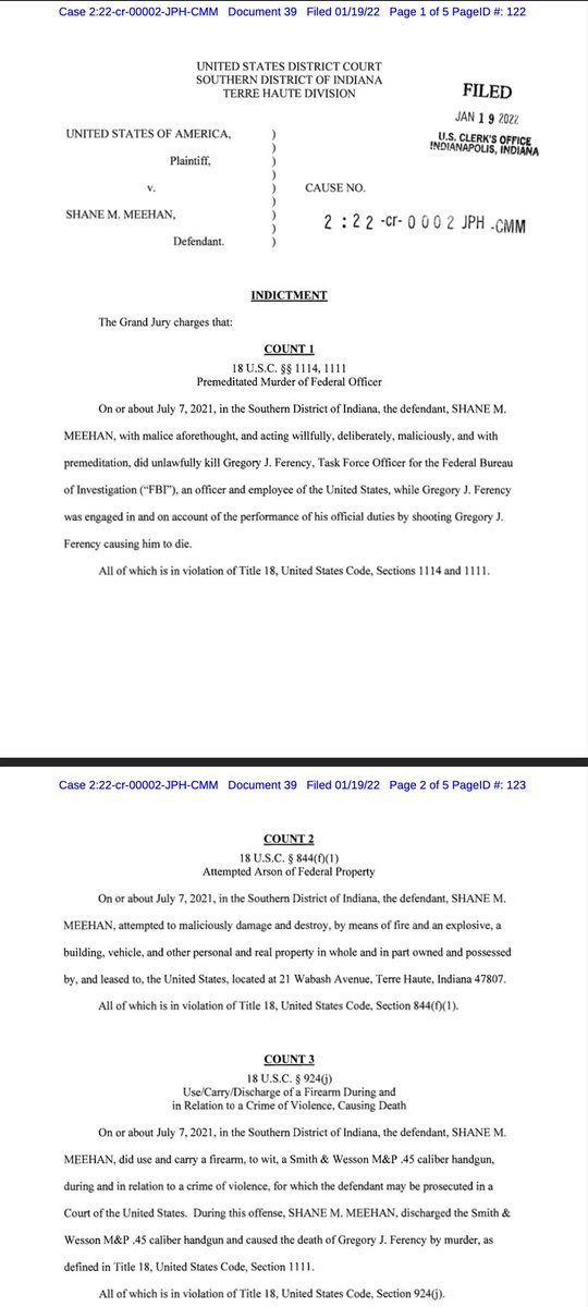 theCatTastrophy's tweet photo. When trying tentacles of the #Delphi case, delay, delay, delay. An ex-corrections officer threw a Molotov Cocktail at a FBI building, then shot and killed Detective Greg Ferency, Joint Terrorism Task Force member & one of the Holy #Odin Report Three. July 7, 2021 marked the end of #Ferency's life & the end of the three year investigation. Shane Meehan's trial in federal court has been repeatedly continued since its original October 11, 2023 date. On April 5, 2024, Meehan set fire to his latest March 2024 trial date when he filed a notice of insanity defense under Rule 12.2(a). His competency hearing may actually occur at 10:00 a.m. considering the Delphi murders case is over, & #RickAllen has been convicted.