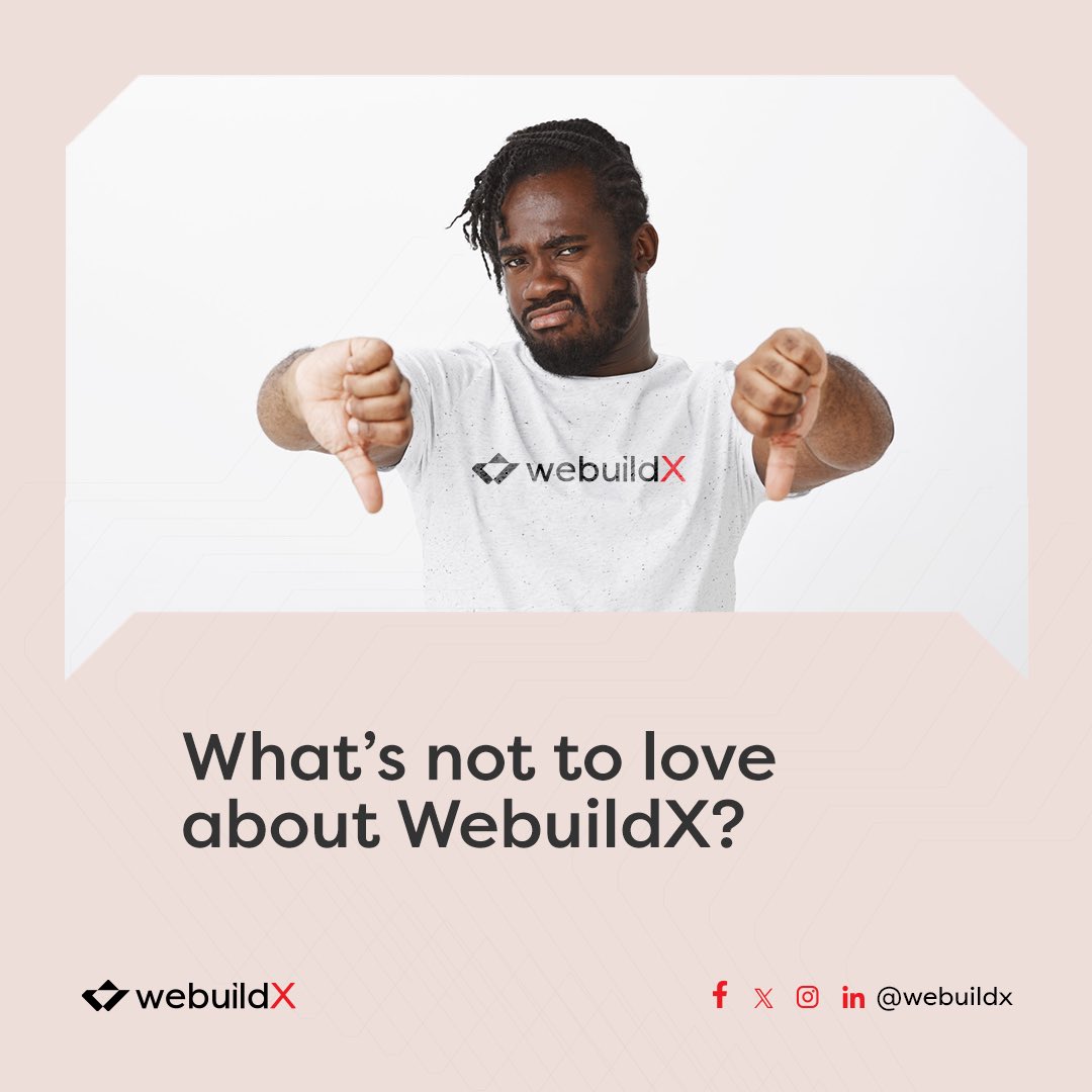 webuildXHQ's tweet photo. Really, what’s not to love?
We bring the table to you and your business!
Talk to us.
#webuildx #SoftwareDevelopment https://t.co/IhMr23W2FN