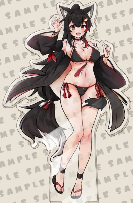 冬コミ用のアクスタ描きました。 