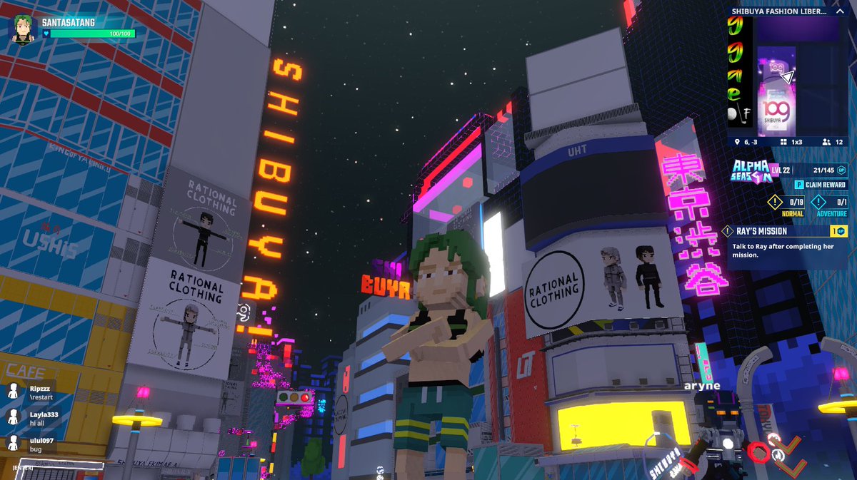 23dec1's tweet photo. Strutting my stuff in @SHIBUYA109NET Fashion Liberation in @TheSandboxGame. Tokyo street style has nothing on this! 👗👠 https://t.co/juQBHLF4eM #TheSandbox #AlphaSeason4 #AS4SocialChallenge https://t.co/myHha6PoQV