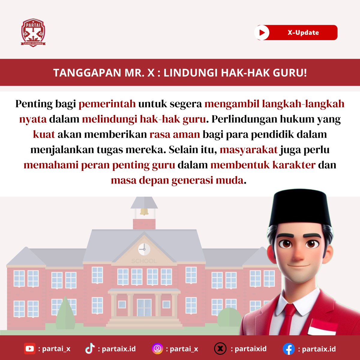 Selamat Hari Guru Nasional! Semoga hak-hak guru segera dilindungi agar kasus-kasus Guru Vs Murid tidak terjadi lagi (a thread) #HariGuruNasional #HariGuru #Trending #kasusguru