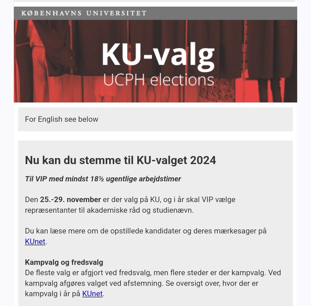 Kære <a href="/koebenhavns_uni/">Københavns Uni</a>, jeg er censor, så hvorfor modtager jeg sådan en mail igen (fik også en sidste år)?