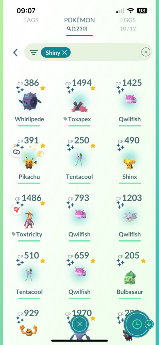 13 shines including a SHUNDO 🙂 
#PokemonGO 
#PokemonGOWildArea2024 
#ShinyPokemon