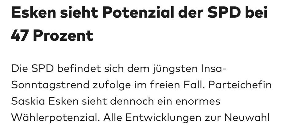 Definiere Größenwahn, Hybris und Abgehobenheit: <a href="/EskenSaskia/">Saskia Esken</a>:
