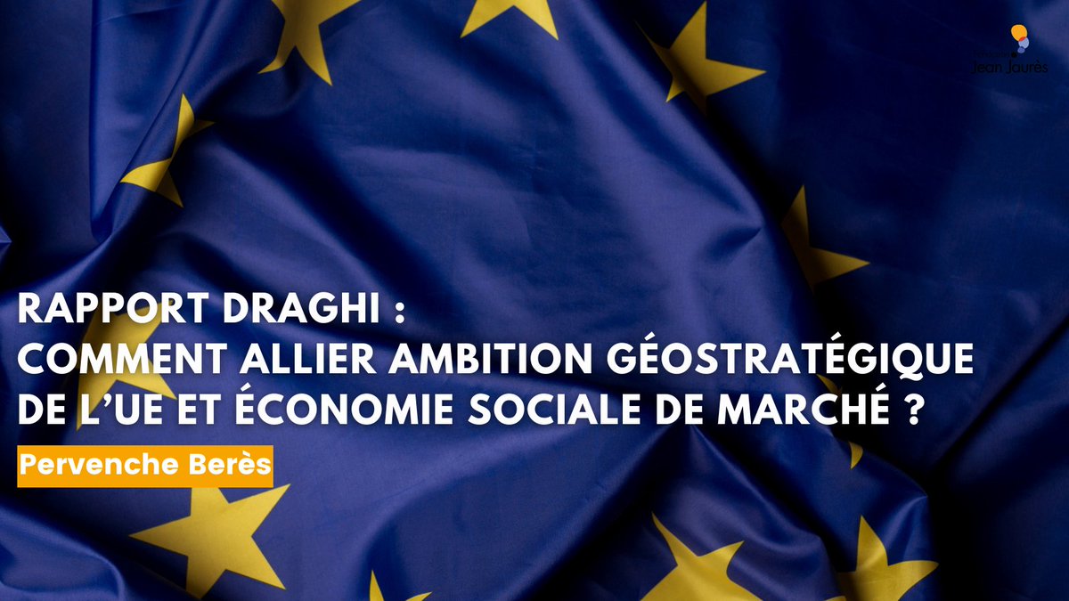 Fondation Jean-Jaurès (@j_jaures) on Twitter photo 📝🇪🇺 Le rapport Draghi, clé pour la compétitivité européenne ?
Pour <a href="/PervencheBeres/">Pervenche Berès</a>, il peut devenir un levier géostratégique, à condition d’intégrer social et durable.
jean-jaures.org/publication/ra… 📝🇪🇺 Le rapport Draghi, clé pour la compétitivité européenne ?
Pour <a href="/PervencheBeres/">Pervenche Berès</a>, il peut devenir un levier géostratégique, à condition d’intégrer social et durable.
jean-jaures.org/publication/ra…