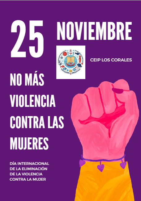 CEIPLosCorales's tweet photo. ✊💜 Hoy, 25N, alzamos la voz contra la violencia de género. 
Juntos podemos construir un mundo más justo, seguro y libre para todas. 🚺🕊️ ¡Ni una menos!
#educauja https://t.co/d7ZRgBfCNA