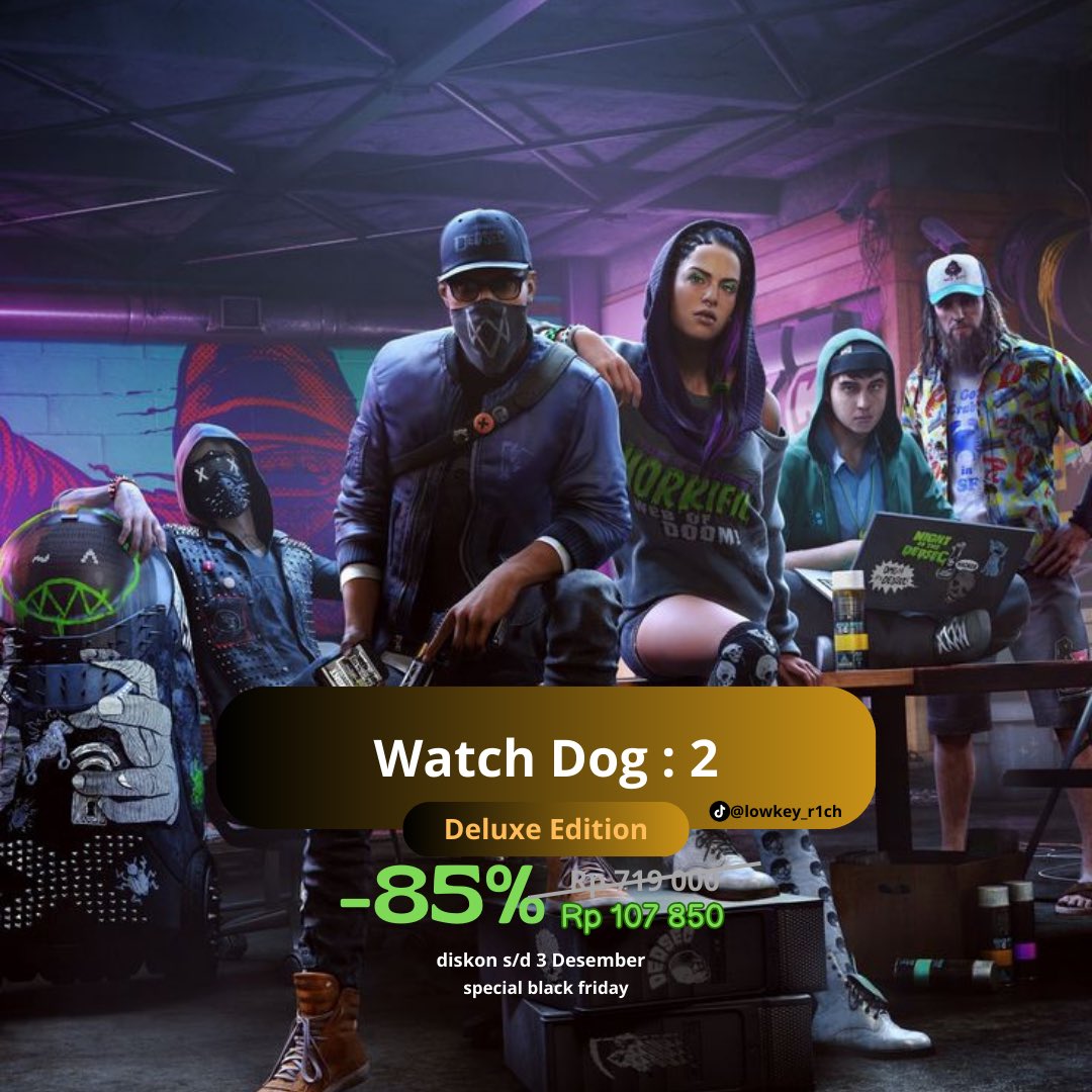 suhu_manos's tweet photo. Rekomendasi game hacker!!!🎮

Game openworld yang lagi panasnya tentang hacker-@watchdogsgame 

Buruan di beli mumpung discount gede"an di @EpicGames

#rekomendasi #watchdog #watchdog2 #WatchDogsLegion #game https://t.co/yv4eEYFTRE