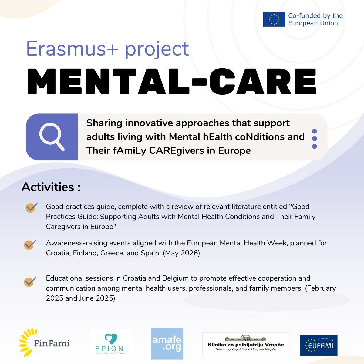 Mental health problems don’t discriminate—they impact individuals, families, and communities across Europe, from Greece to Finland, Spain to Belgium, and beyond. 🌍