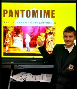 Our KS3 Drama students are fully immersed in the study of the origins of Pantomimes this term. They are actively exploring the roles of the Pantomime Dame, the Hero who saves the day, and the hysterical Villain.