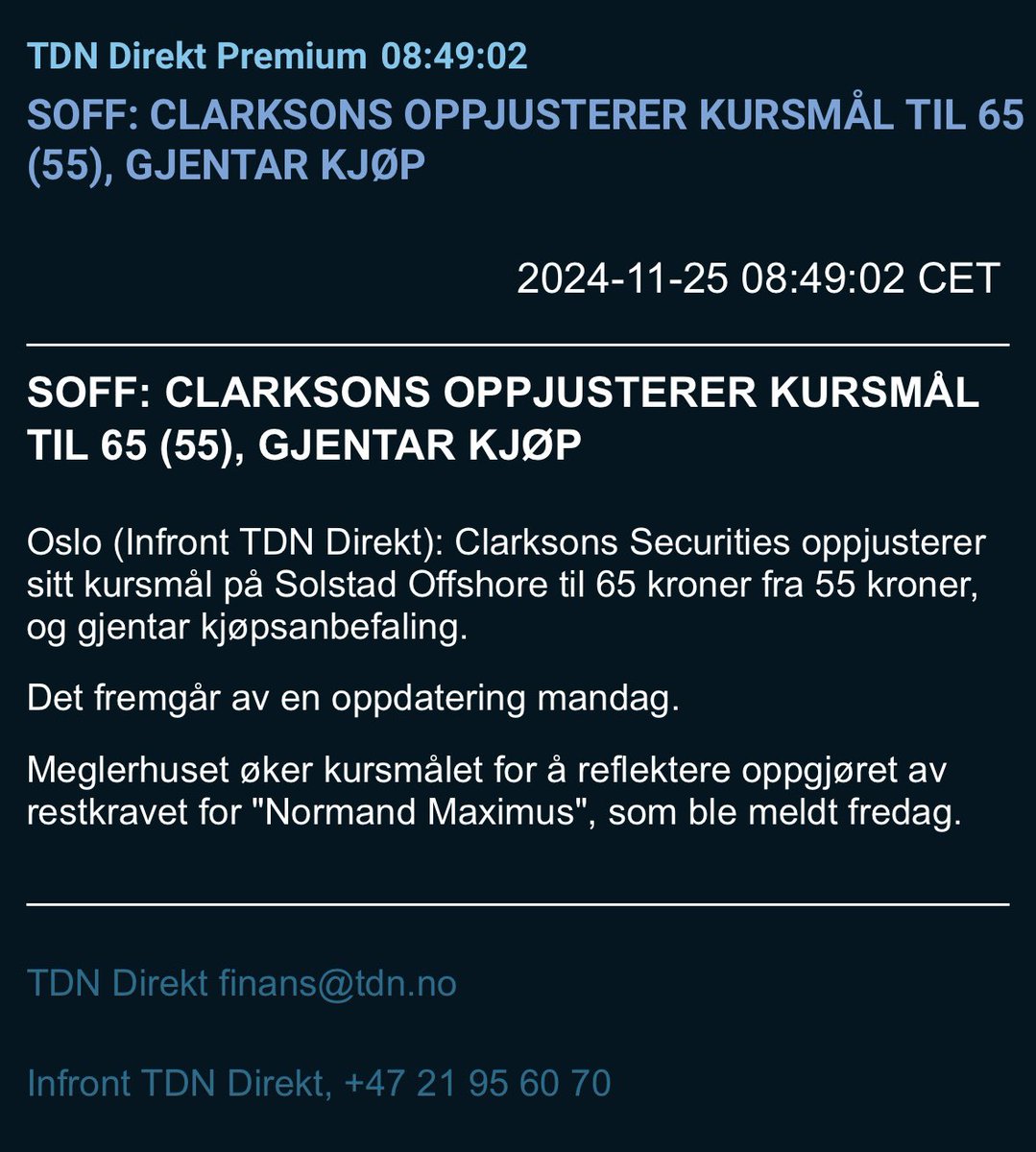 Vi løfter kursmålet på Solstad Offshore. Endringen reflekterer reduksjon i nettogjeld.