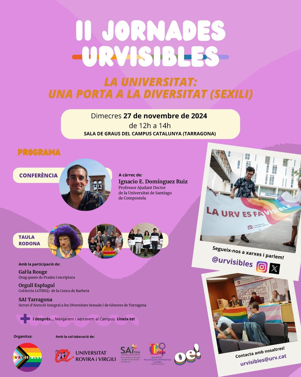 Encara hi ets a temps! Inscriu’te a les jornades 📝😆