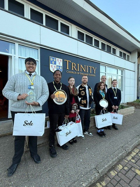 Trinity CofE School (@trinityschbelvd) on Twitter photo Congratulations to the main prize winners at our upper school prize giving ceremony. Huge thanks to our guest of honour George Sullivan <a href="/thesolesupplier/">The Sole Supplier</a> for your inspiring speech and for sponsoring the prizes Congratulations to the main prize winners at our upper school prize giving ceremony. Huge thanks to our guest of honour George Sullivan <a href="/thesolesupplier/">The Sole Supplier</a> for your inspiring speech and for sponsoring the prizes