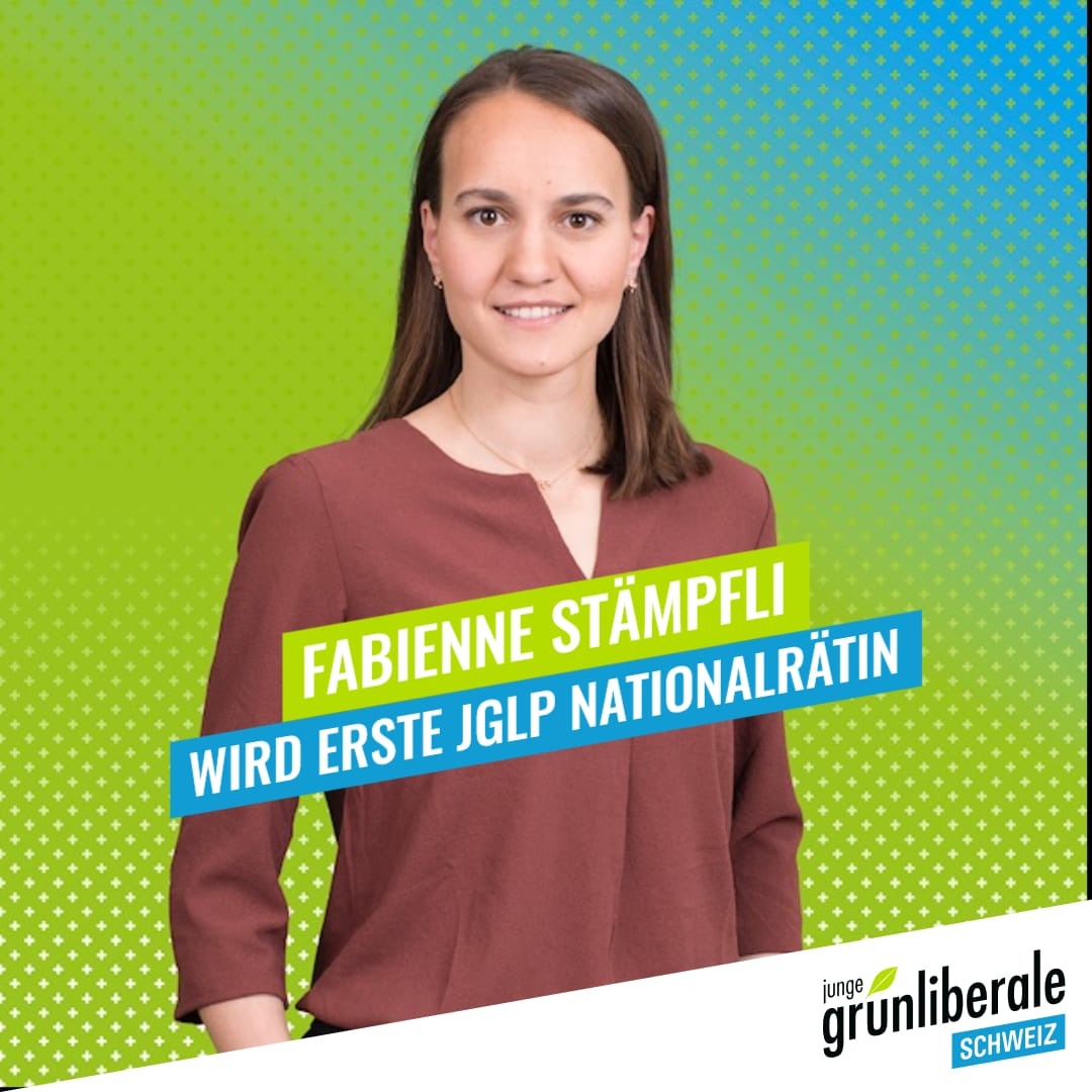 Junge Grünliberale (@jglpch) on Twitter photo 🚨 Unsere erste #Nationalrätin ist da! #FabienneStämpfli , Vorstandsmitglied der Jungen Grünliberalen Kanton Bern, rückt für <a href="/doppel_m/">Melanie Mettler</a> in den Nationalrat nach🏛️✨
🌟 Go, Fabienne, go!💚🩵 🚨 Unsere erste #Nationalrätin ist da! #FabienneStämpfli , Vorstandsmitglied der Jungen Grünliberalen Kanton Bern, rückt für <a href="/doppel_m/">Melanie Mettler</a> in den Nationalrat nach🏛️✨
🌟 Go, Fabienne, go!💚🩵