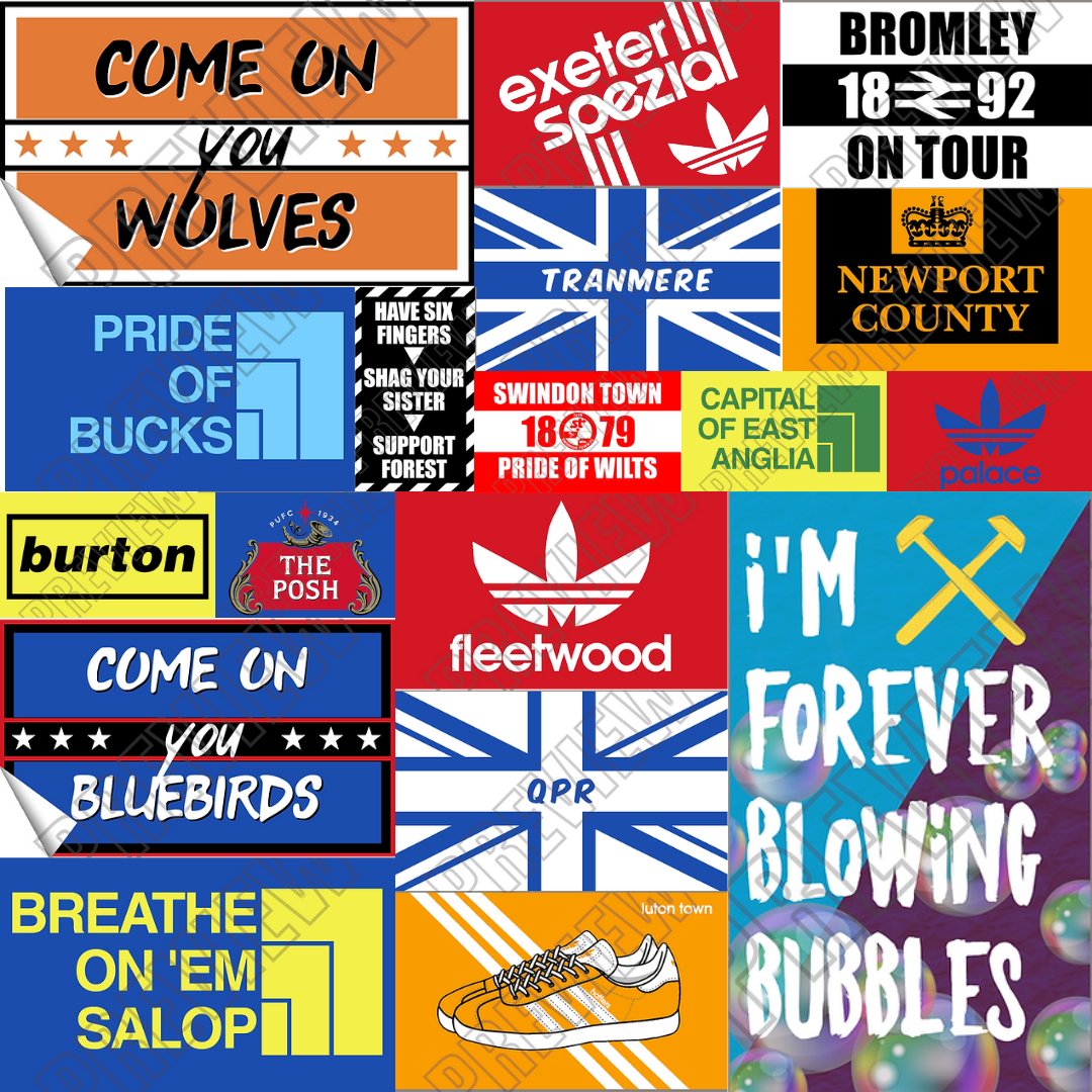 FCstickersUK's tweet photo. Can you see your team?

Order your stickers before 12pm Wednesday for delivery in time for the weekend!

#UpTheStickers #MarkYourTerritory

#wolves #wwfc #ecfc #trfc #WeAreBromley #ncfc #cpfc #stfc #dcfc #bafc #pufc #ftfc #whufc #CardiffCity #qpr #ltfc #Salop https://t.co/bWP89wn5qL