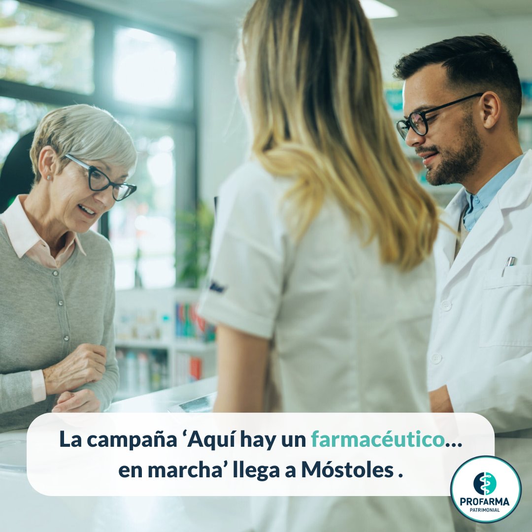 ProfarmaP's tweet image. La campaña ‘Aquí hay un farmacéutico… en marcha’ llega a Móstoles para ofrecer servicios de salud y prevención a la población. Leer más 👉 tinyurl.com/ycxs92u9 #profarma #transmisiondefarmacias #farmacias #farmaciasenventa #compradefarmacias  #financiacionfarmacia