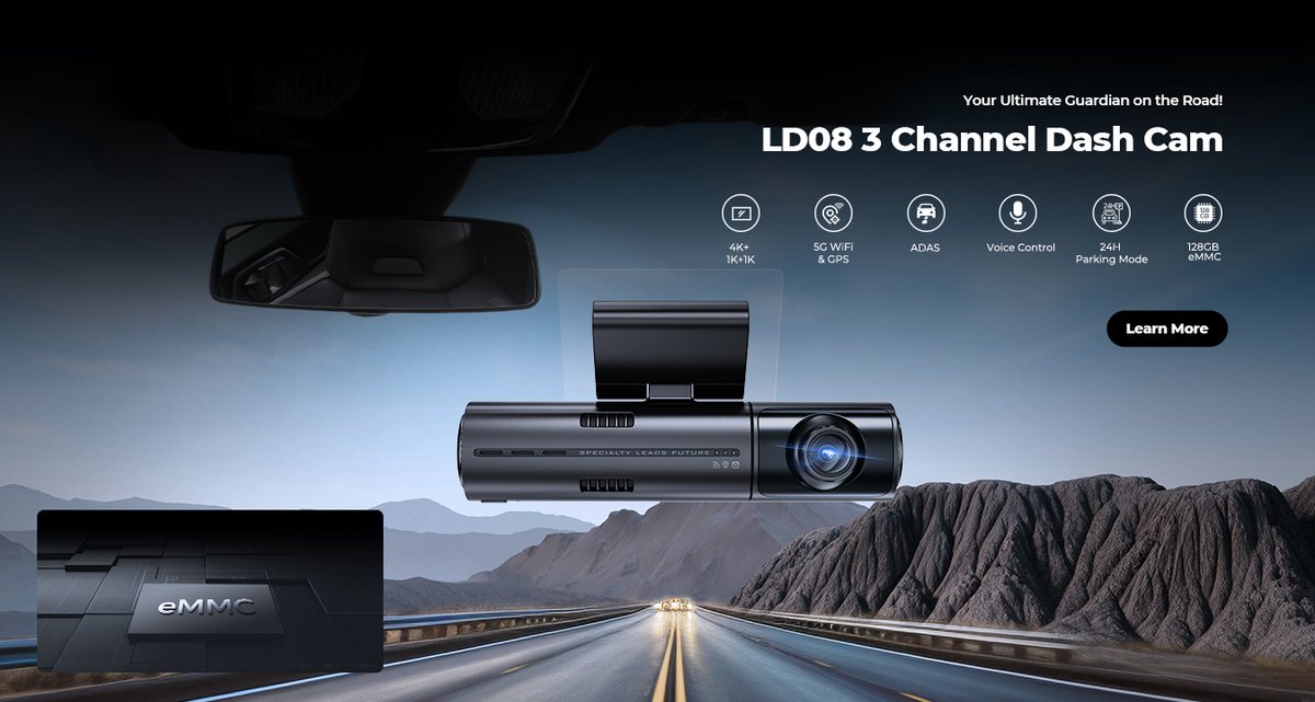 DULING179709's tweet photo. Your Eyes on Every Angle. LINGDU LD08 is more than just a dash cam—it’s your trusted companion on every drive.

👀3-CH Ultra HD Clarity (4K+1K+1K)
📲5G WiFi &amp; GPS
⏰ADAS &amp; 24/7 Parking Security
🎙Voice Control
💳128GB eMMC Storage

📲 https://t.co/OCTT8JgDc5
#lingduld08 https://t.co/NcHTXtOXwb
