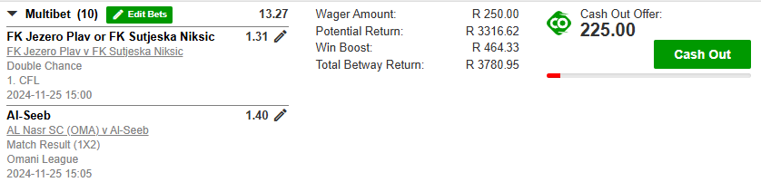BOOM Time........ 2nd Train

To play this Free code, Register your BETWAY account in 2 mins 

BOOOM 👑🔥🔥Booking Code X855E7C31
My Team Betway registration link: bit.ly/3EXjxvN

18+ T&amp;CS Apply

✅Free codes, vouchers, live games, cashout, fast withdrawals, easy to