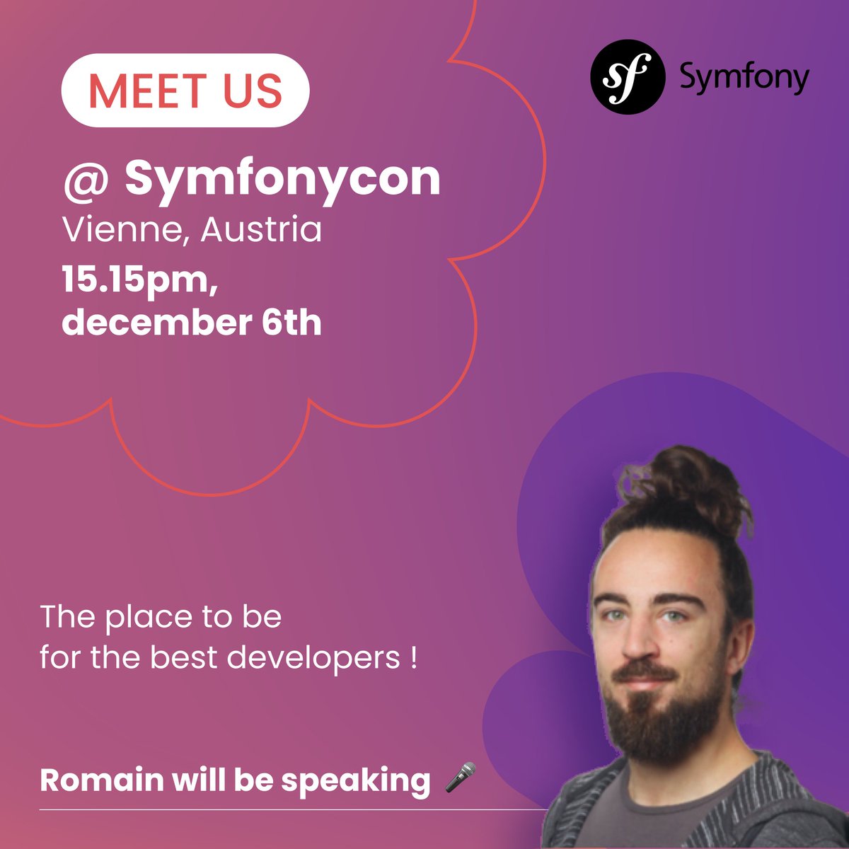 Gally will have the floor at <a href="/SymfonyCon/">SymfonyCon - SymfonyOnline</a>! 🎤 
Don't miss our CTO Romain. He'll reveal some of the tech behind Gally 🤓.  
It's a chance to meet in person, but don't hesitate to book a demo in the meanwhile: bit.ly/3tbLixq

See you there?  
-  
#ecommerce #symfonycon