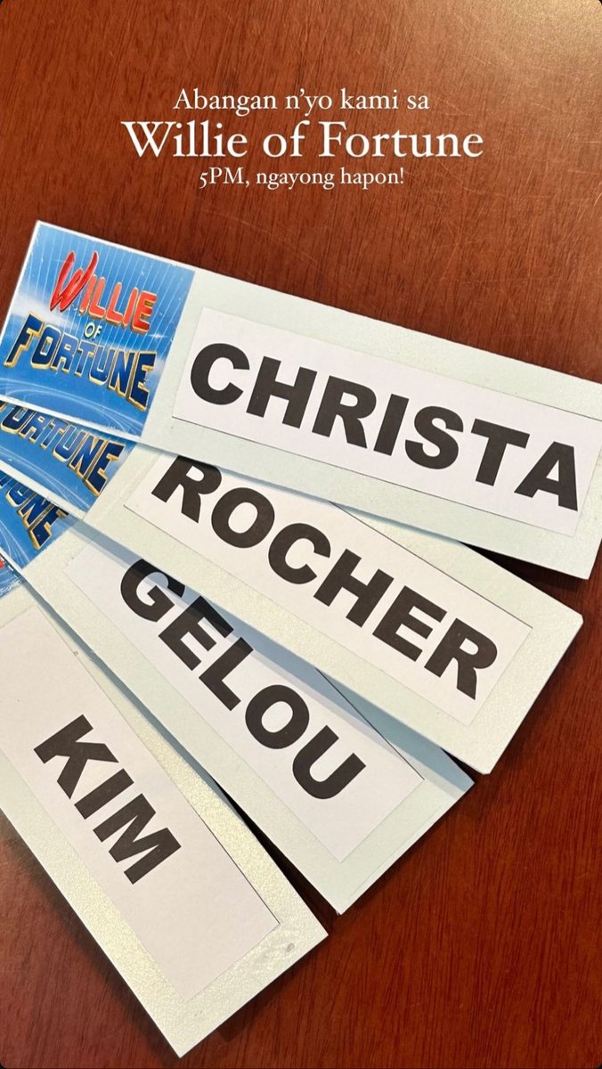 [241125] YARA PH  ROCHER | IG Story Update

Watch them live at Willie of Fortune, Link below:
youtube.com/live/j-aV2NSlf…

IG link:
instagram.com/rocher13?igsh=… 

#YARA_PH #YARA_Rocher #YARA_RocherUniverse
#YARA_KatawanFlow #ppop #PPOPrise