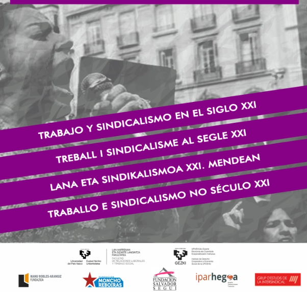 40 ekintzaile, sindikalista eta ikertzaile baino gehiagok sindikalismo eraldatzailearen erronkei buruz eztabaidatuko dute EHUn (Lan Harreman eta Gizarte Langintza Fakultatean -Leioan)
 congresosindicalismo.wordpress.com