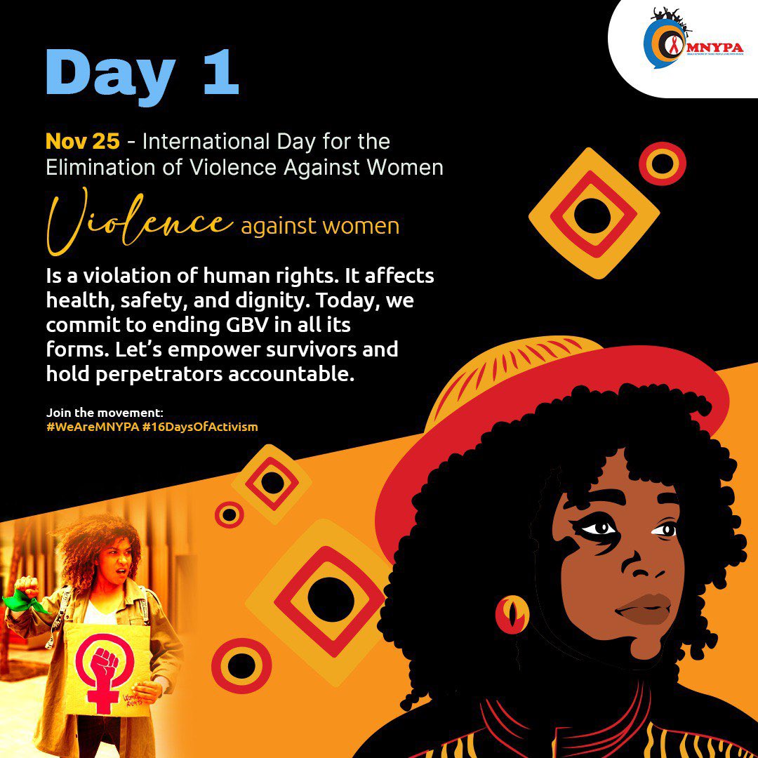 🚫 Violence against women is a violation of human rights. It threatens health, safety, and dignity.

Today, on the International Day for the Elimination of Violence Against Women, we reaffirm our commitment to ending Gender-Based Violence in all its forms. Together, we can
