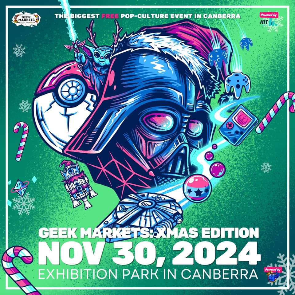Reminder to all our Canberra fans, Shrine Comics will be at the Geek Markets this weekend!! We are praying to the shipping gods that our new books arrive in time for the event! 

Come say hi! Discover something new!!