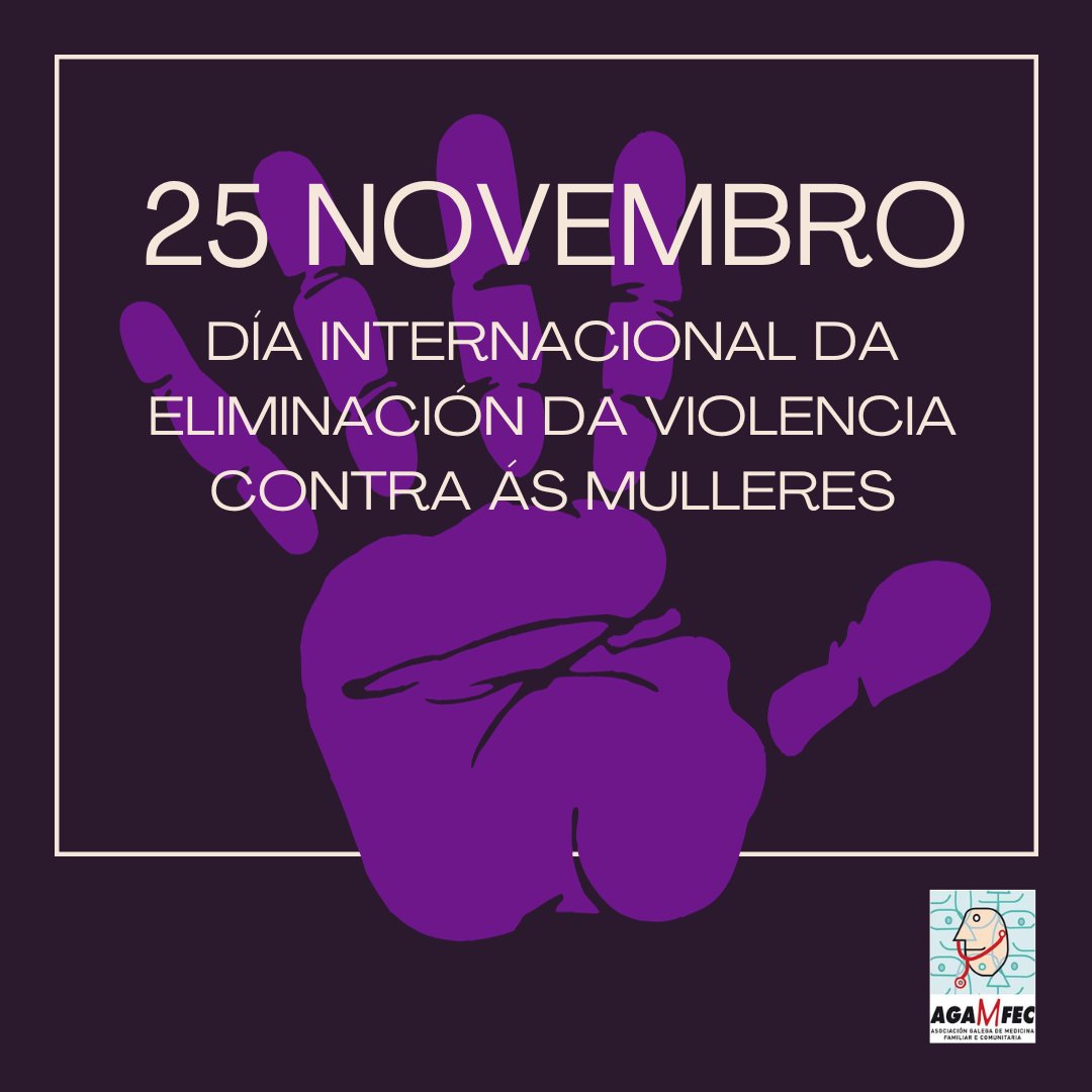 Os profesionais de AP atopámonos nun lugar imprescindible para a detección acompañamento e abordaxe das mulleres en situación de violencia de xénero.
#25N