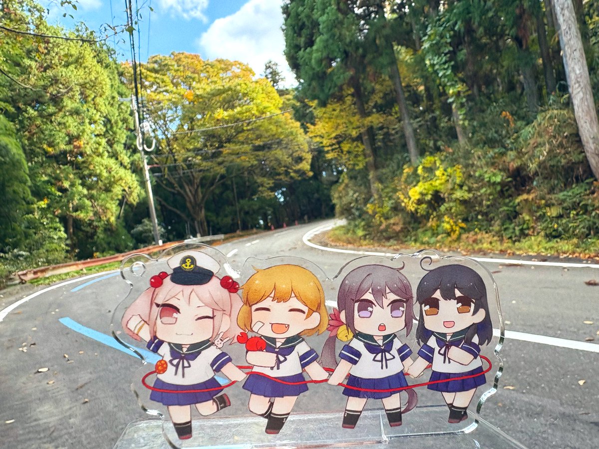 曙(艦これ) ,朧(艦これ) ,漣(艦これ) ,潮(艦これ) 「ずっと景色が良くて眺めてしまう 」|フジノ🍶のイラスト
